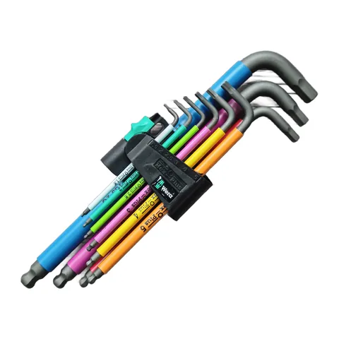 Bộ Lục Giác Wera 950/9 Hex - Plus Multicolour Gồm 9 Chi Tiết 022089