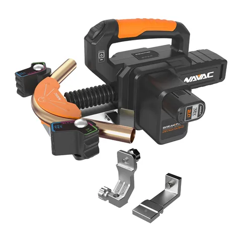 Bộ máy uốn ống đồng chạy pin NAVAC NTB7L2 BreakFree kèm bộ uốn ngược, ống tối đa 7/8"
