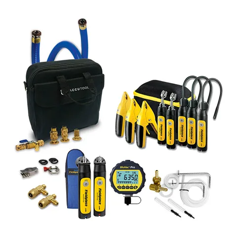 Bộ measureQuick đầy đủ gồm đầu đo thông minh, dây TruBlu và đồng hồ đo chân không