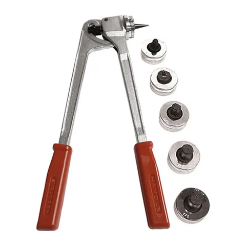 Bộ nong ống nhiều đầu CPS Pro-Set TLE6 (6 đầu 3/8" – 1-1/8") kèm dụng cụ doa vát mép và hộp đựng