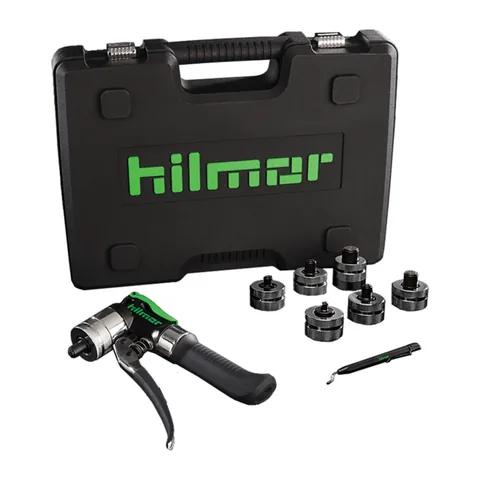 Bộ nong ống thuỷ lực Hilmor 1839015 Compact kèm 6 đầu nong 3/8" - 1-1/8"