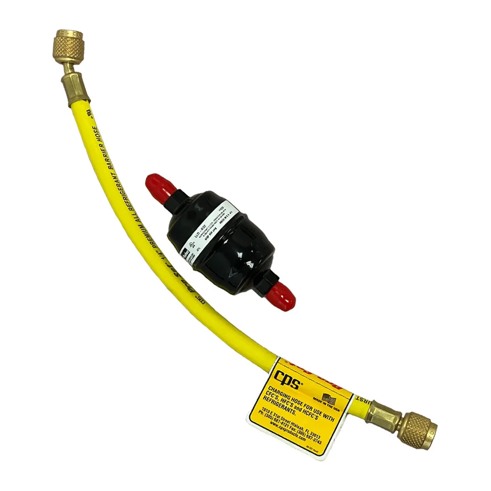 Bộ phin lọc trước máy thu hồi gas KTF032 (phin lọc Parker size 032 và ống nối CPS 12")