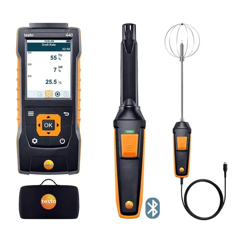 Bộ testo 440 - đo mức độ thoải mái (Bluetooth)