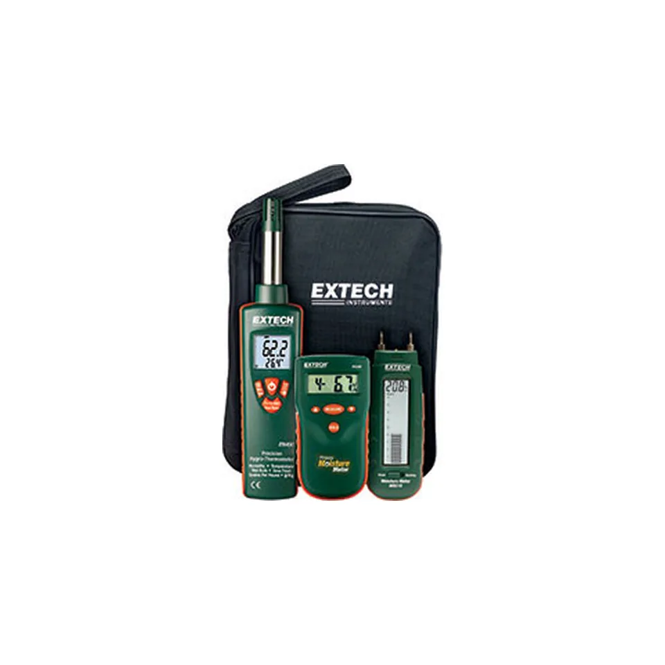 Bộ thiết bị kiểm tra hư hại do nước Extech gồm máy đo ẩm MO280, MO210 và RH490