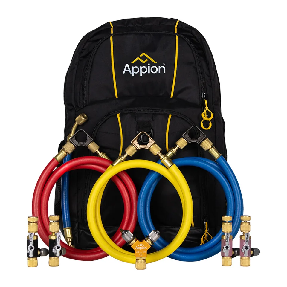 Bộ thu hồi gas tốc độ cao Appion SPDKIT-R: dây MegaFlow, dụng cụ tháo ty van và Speed-Y