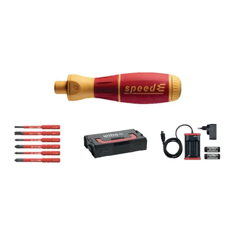 Bộ tô vít chạy pin, cách điện 1000V WIHA- 434402 - 434402.02