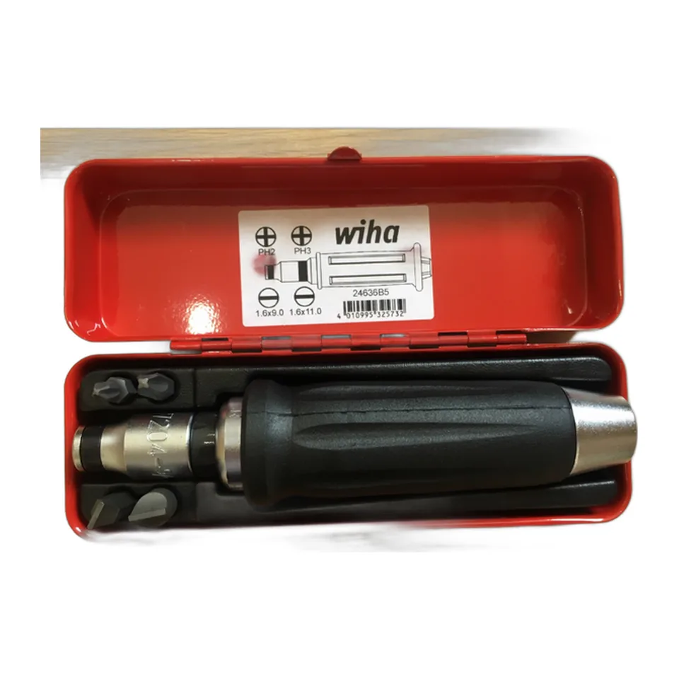 Bộ tua vít đóng Wiha 32573 1/2 inch, 6 chi tiết kèm hộp