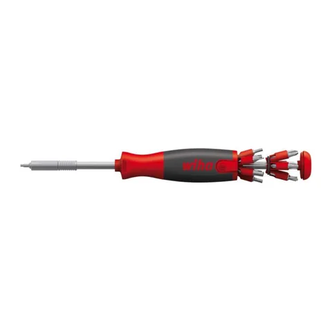 Tua vít Wiha 38600 LiftUp 25 kèm 12 đầu vít, giữ từ tính