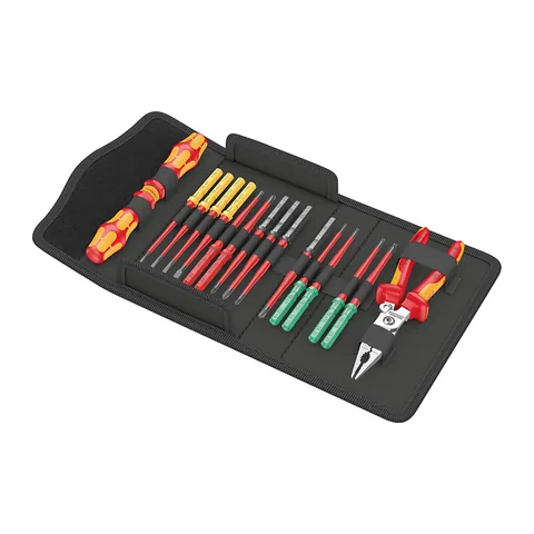 Bộ Tua Vít Cách Điện Kraftform Kompakt VDE 17 Chi Tiết Mũi Extra Slim - Item 006612