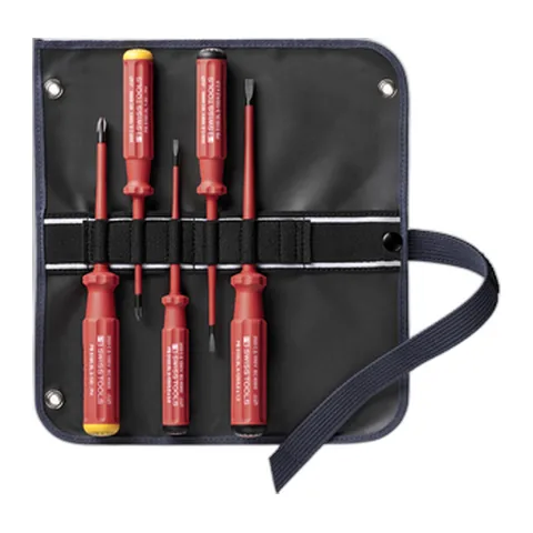 Bộ Tua Vít Cách Điện PB Swiss Tools 5542.SU SL GY Mũi Slim