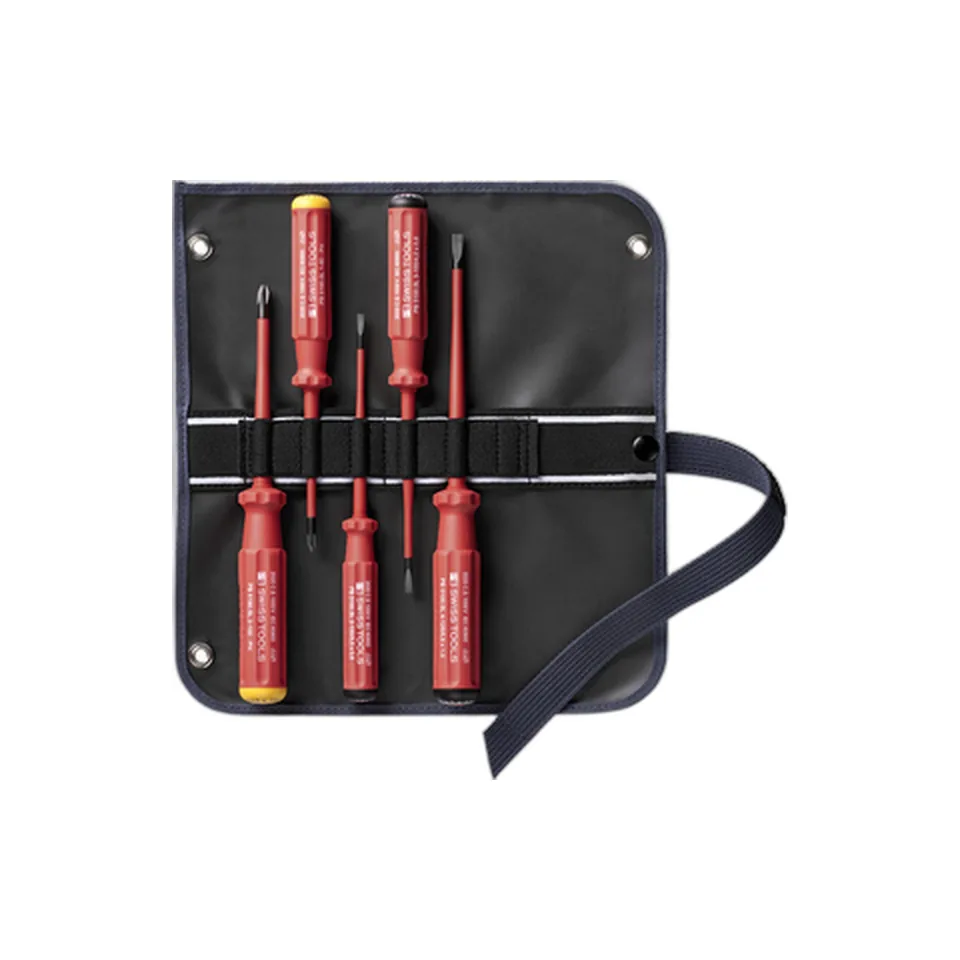 Bộ Tua Vít Cách Điện PB Swiss Tools 5542.SU SL GY Mũi Slim