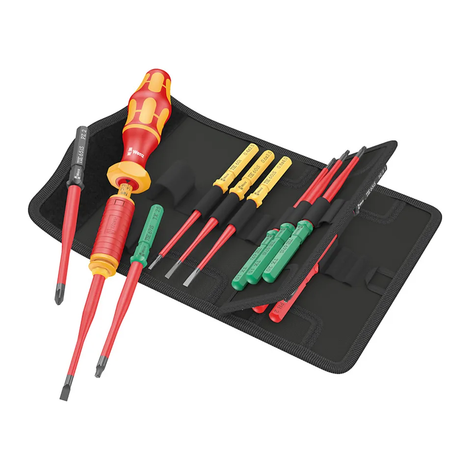 Bộ Tua Vít Lực 1.2-3.0 Nm gồm 15 chi tiết Cách Điện 1000 Volt - Mã sản phẩm 006605