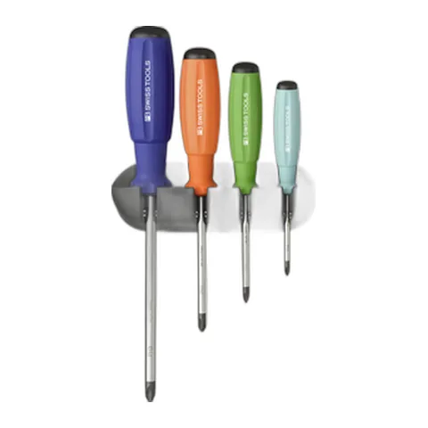 Bộ Tua Vít PB Swiss Tools 8242.RB Rainbow Gồm 4 Chiếc Mũi PH
