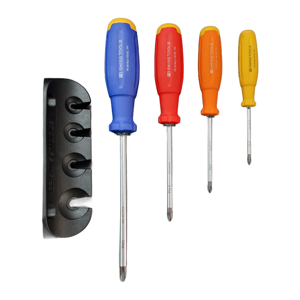 Bộ Tua Vít PB Swiss Tools RainBow SwissGrip Evo 38242 Gồm 4 Chiếc Mũi PH