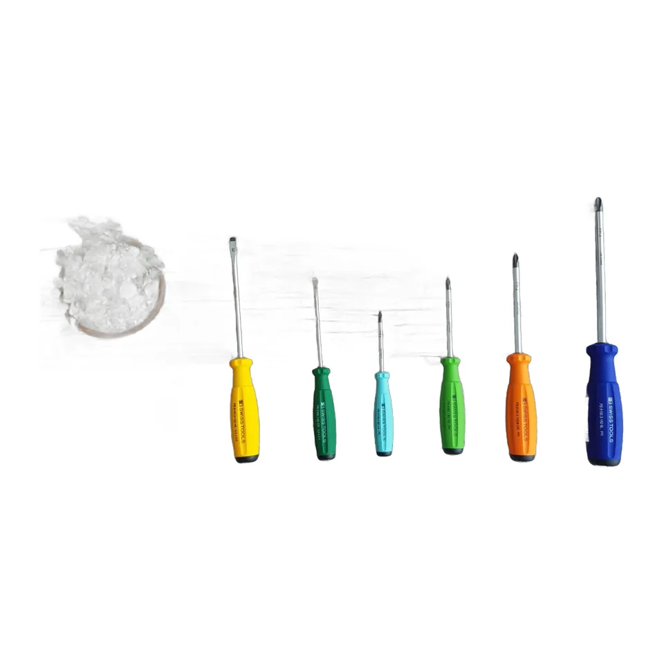 Bộ Tô Vít PB Swiss Tools 8190-8100 RB Rainbow Mũi Cộng Dẹp Gồm 6 Chiếc
