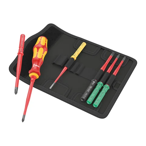 Bộ Tua Vít Wera Kraftform Kompakt VDE 7 Chi Tiết Mũi Extra Slim 006603