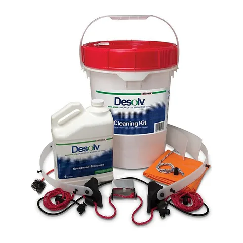 Bộ vệ sinh dàn lạnh mini split RectorSeal 82560 Desolv, phễu hứng nước rộng 44"