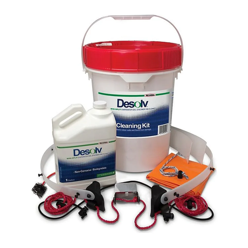 Bộ vệ sinh dàn lạnh mini split RectorSeal 82560 Desolv, phễu hứng nước rộng 44"
