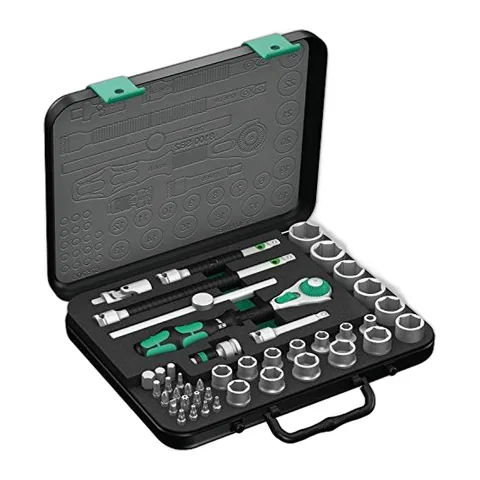 Bộ Wera 8100 SB 2 Zyklop Speed Ratchet Set, 3/8", 43 Chi Tiết Mã Sản Phẩm 003594