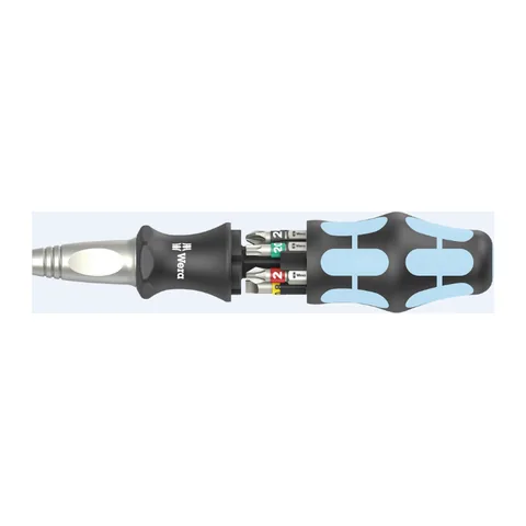 Bộ Wera Đồ Khui Nắp Chai Compact Tool Bao Gồm 6 Mũi Bits Stainless