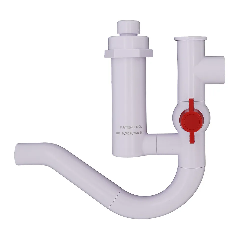 Bộ xi-phông chữ P bảo trì ống thoát nước ngưng CoolAir CPT-100 Combat P-Trap có ngăn chứa viên xử lý