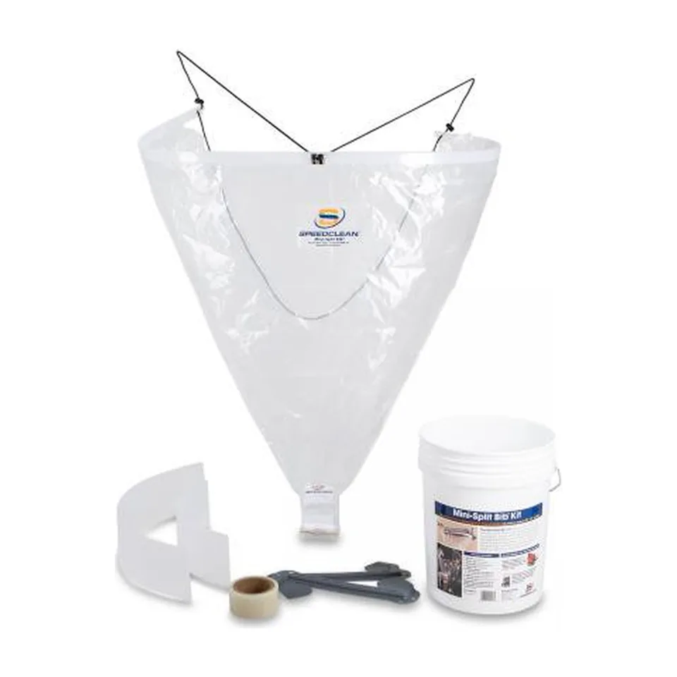 Bộ yếm chắn nước vệ sinh dàn lạnh mini split SpeedClean Bib Kit, dàn rộng đến 44"