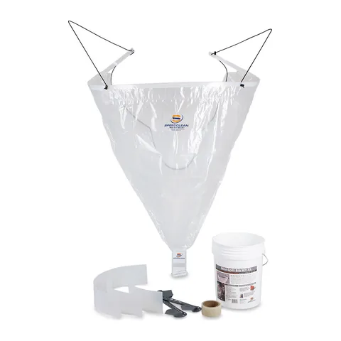 Bộ yếm chắn nước vệ sinh dàn lạnh mini split SpeedClean Bib Kit XL, dàn rộng 45–60"