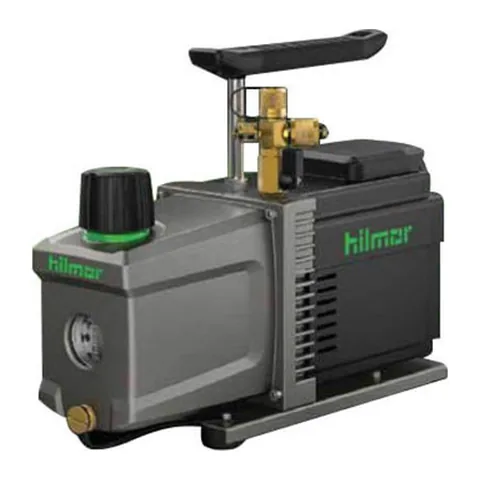 Bơm hút chân không 2 cấp động cơ DC không chổi than Hilmor 1950532 công suất 12 CFM
