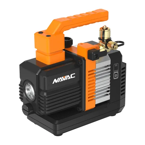 Bơm hút chân không chạy pin NAVAC NP2D BreakFree 2 CFM tương thích A2L, kèm adapter pin DEWALT (không kèm pin)