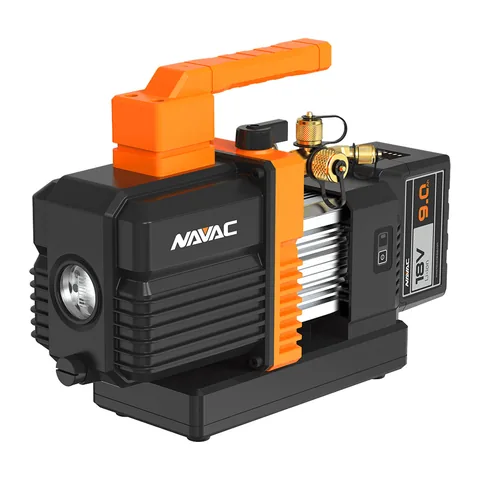 Bơm hút chân không chạy pin NAVAC NP6DLM BreakFree 6 CFM tương thích A2L, kèm pin 18V