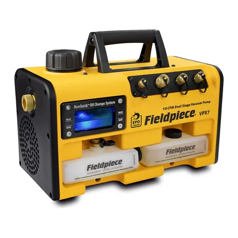 Bơm hút chân không hai cấp Fieldpiece VPX7 RunQuick 10CFM