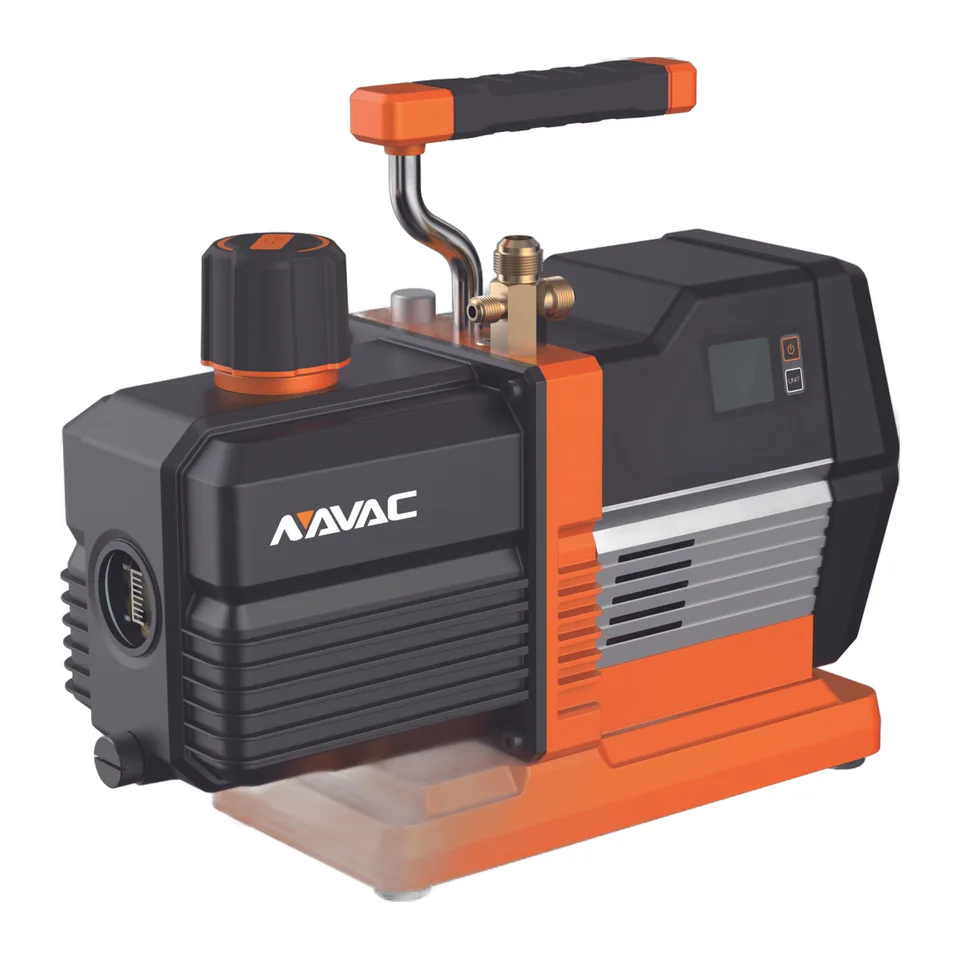 Bơm hút chân không NAVAC NRP6Di 6CFM, động cơ DC inverter, có đồng hồ micron tích hợp