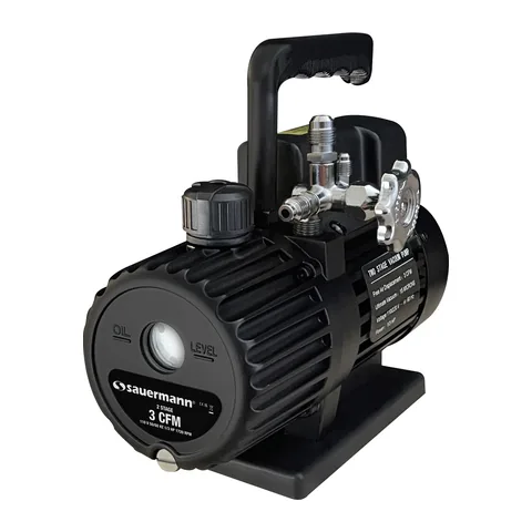 Bơm hút chân không Sauermann Si-RVP1 3 CFM 2 cấp 110V, tương thích A2L