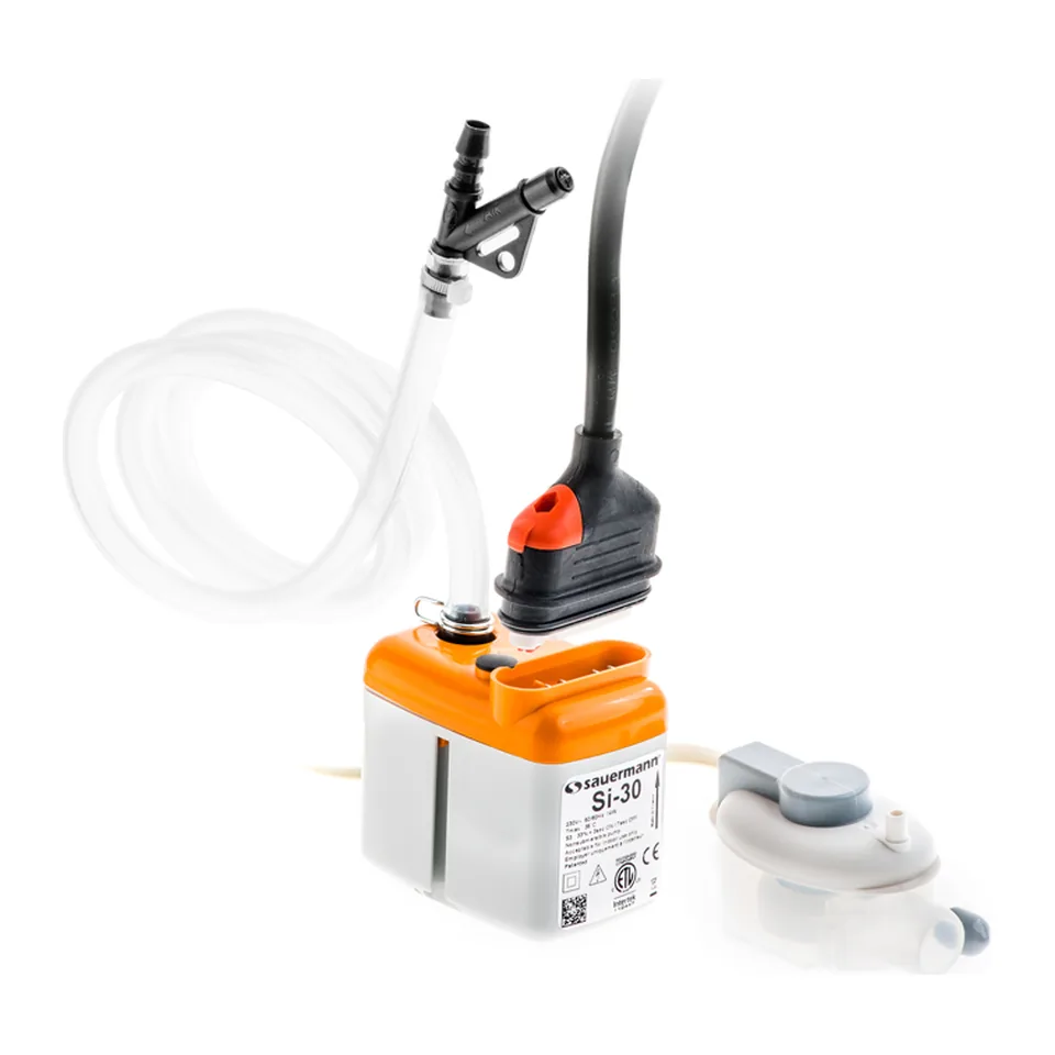 Bơm nước ngưng mini Sauermann Si-30 120V loại nhỏ gọn, lưu lượng 5 gph