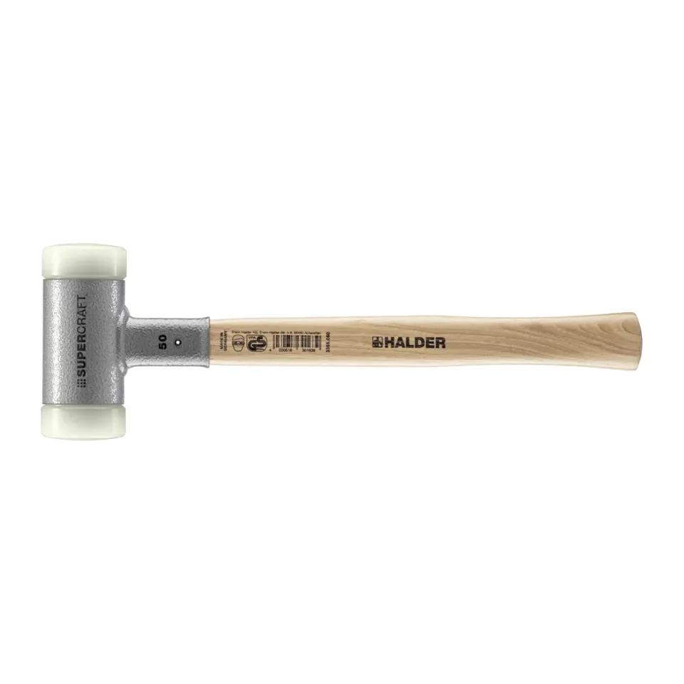 Búa Đầu Nhựa Nylon Giảm Chấn Không Nảy Halder SuperCraft Ø 50