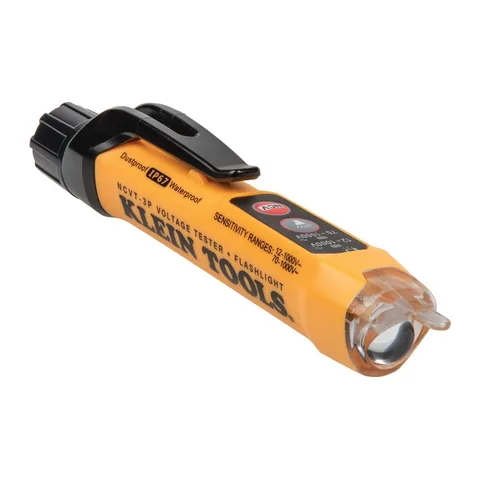 Bút thử điện không tiếp xúc hai dải đo Klein Tools NCVT3P có đèn pin