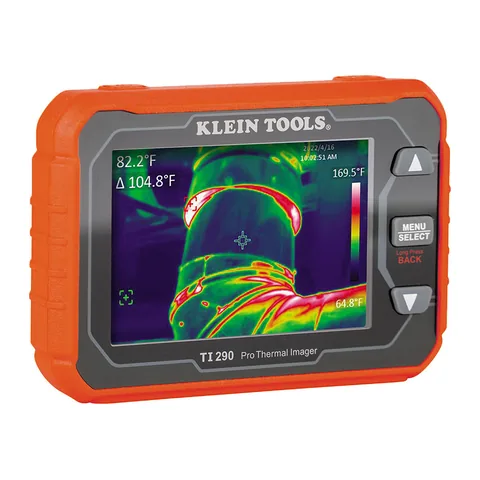 Camera nhiệt chuyên nghiệp bỏ túi sạc lại Klein Tools TI290, cảm biến 320 x 240, truyền dữ liệu Wi-Fi