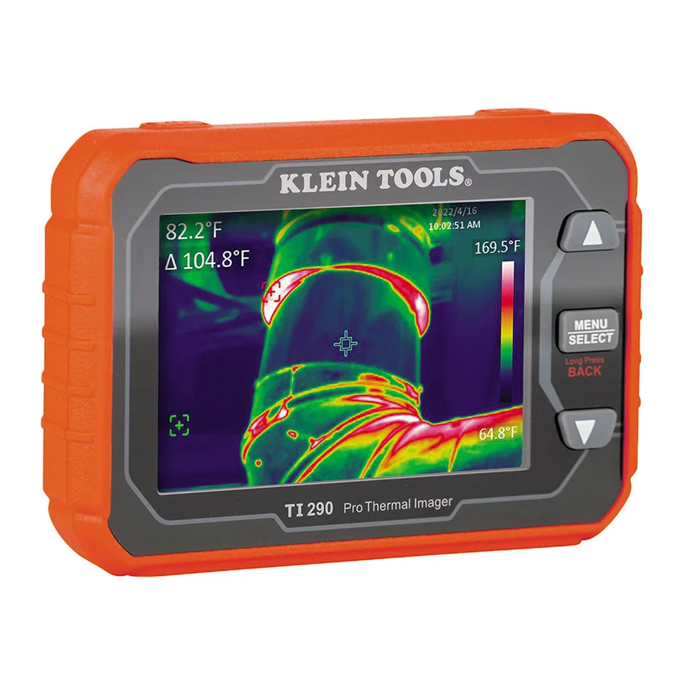 Camera nhiệt chuyên nghiệp bỏ túi sạc lại Klein Tools TI290, cảm biến 320 x 240, truyền dữ liệu Wi-Fi