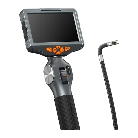 Camera nội soi công nghiệp Teslong TD500 hai ống kính, đầu dò uốn 210° dài 1,55 m, màn hình 5 in