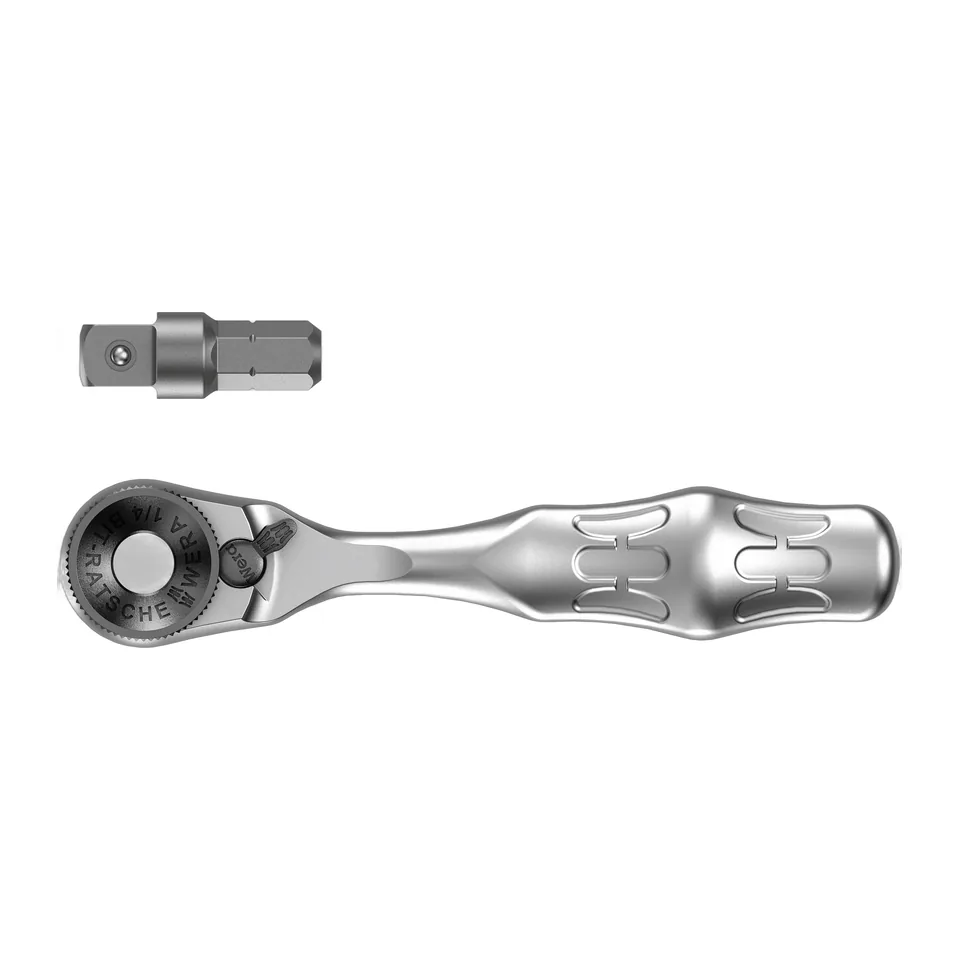 Cần Siết Ratchet Đảo Chiều 1/4" Wera Zyklop Mini 1 – Bộ 2 chi tiết 073230