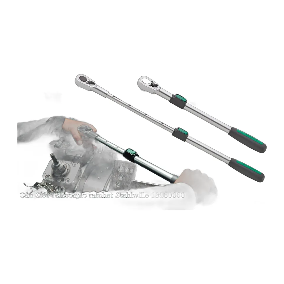 Cần Siết Tự Động Telescopic Ratchet Stahlwille 1/2" 13160000 Tùy Chỉnh Chiều Dài
