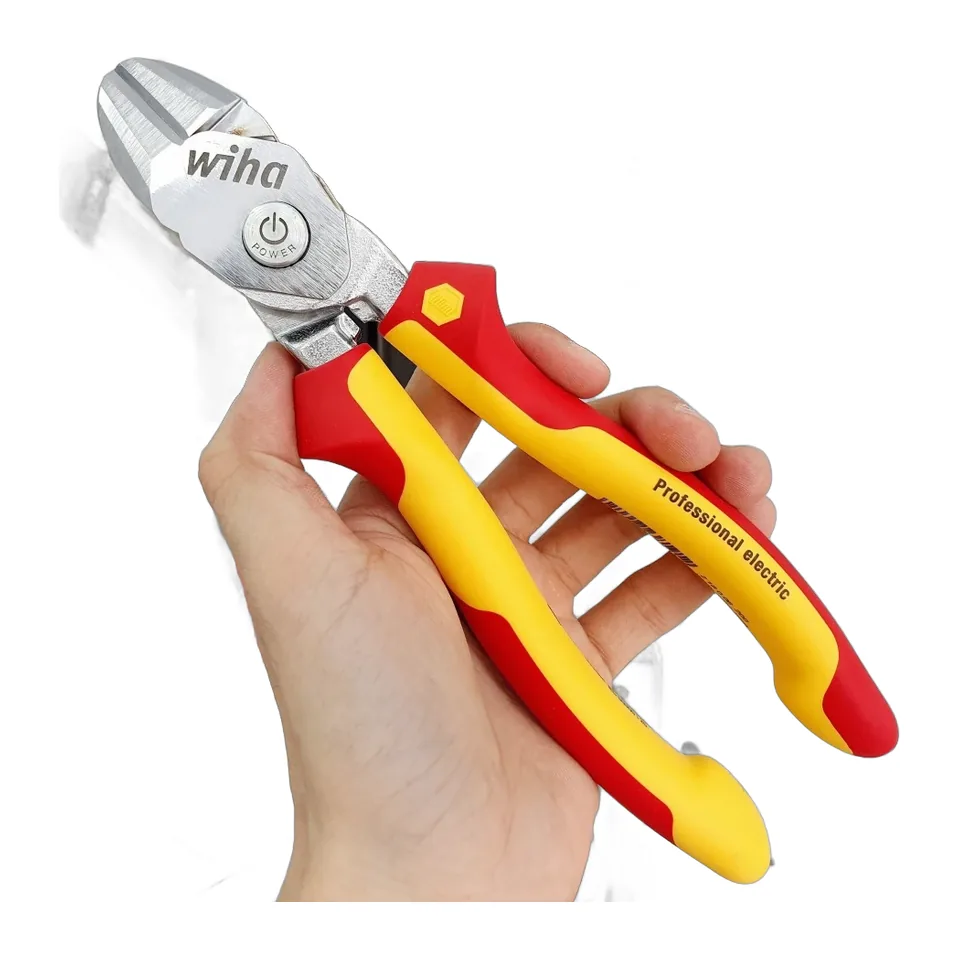 Cặp kìm Wiha 45489 đa năng 8in1 + kìm cắt cộng lực Wiha 38191 + Tặng dao rọc giấy Nhật ea-300