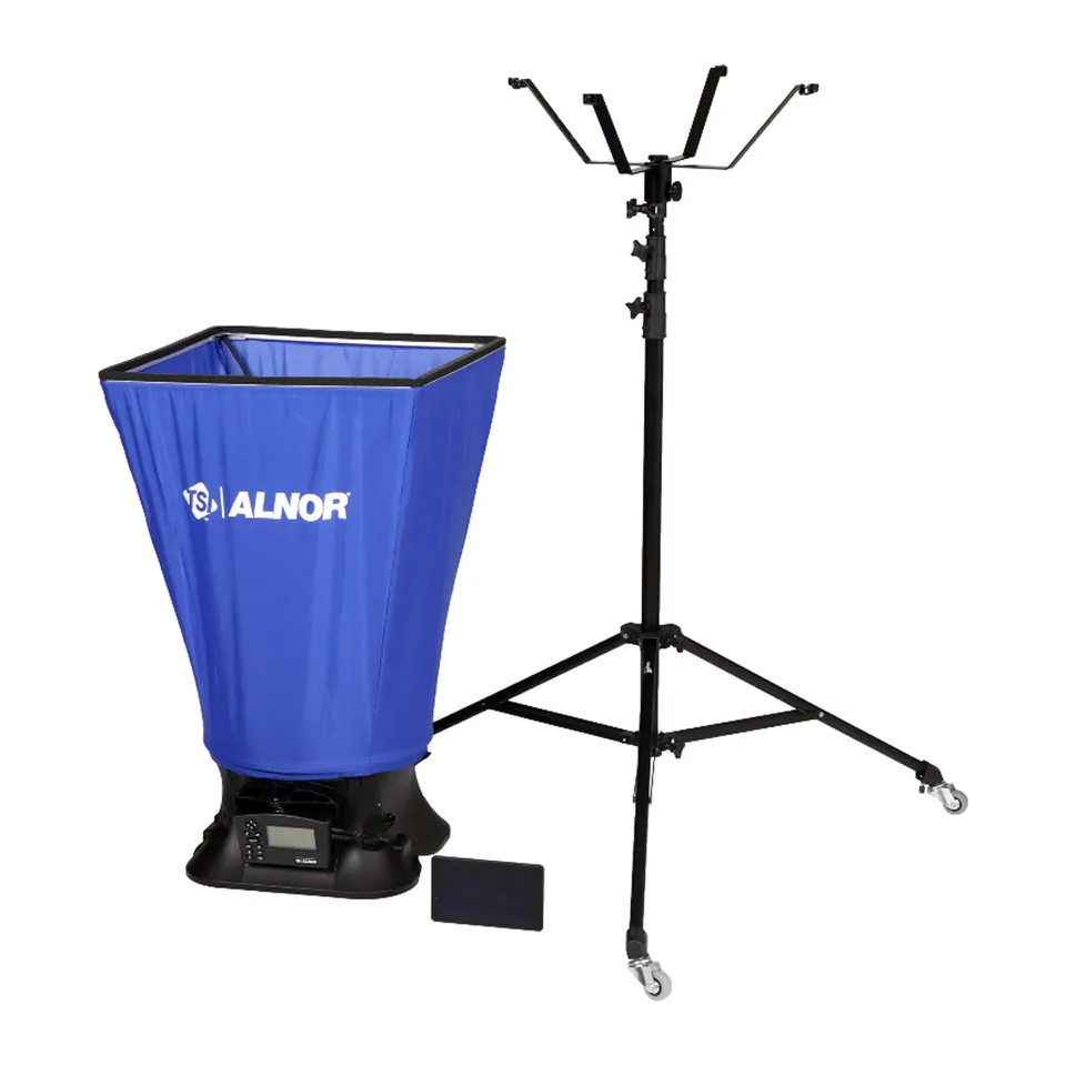 Chụp đo gió Balometer TSI Alnor EBT731-STA kèm micromanometer tháo rời, máy tính bảng và chân đỡ