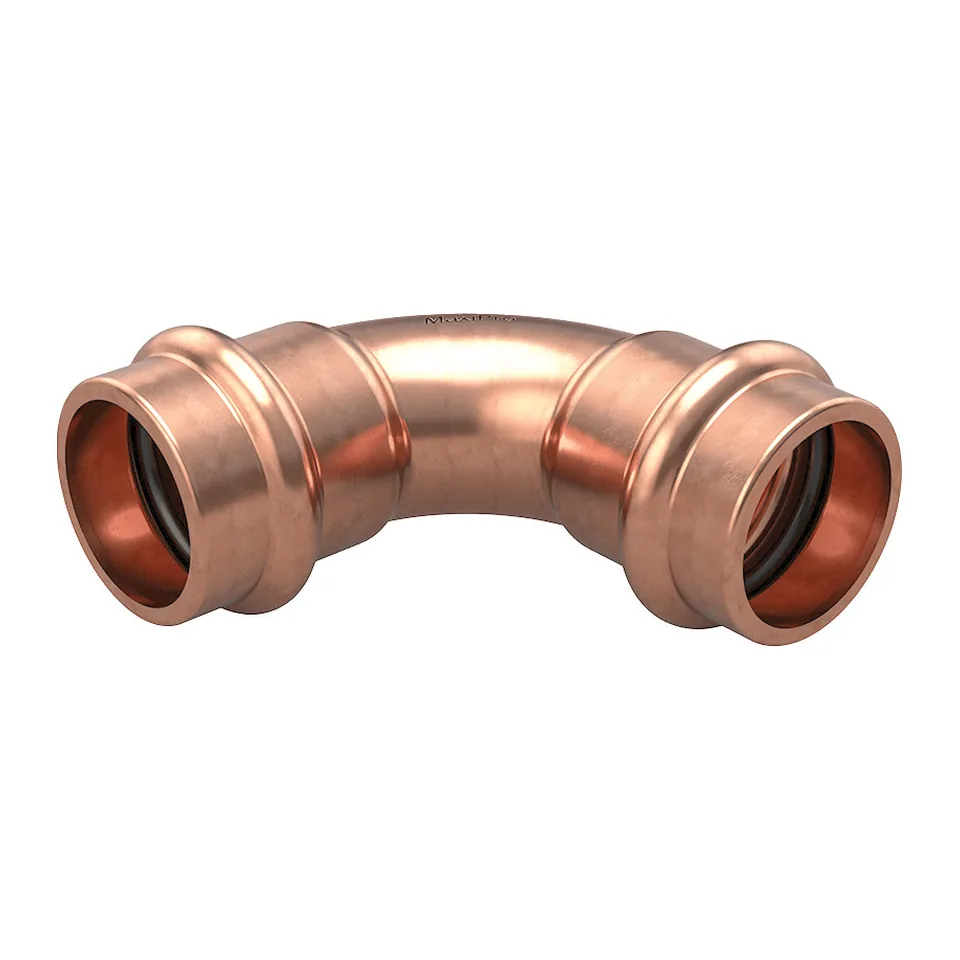 Co ép 90° phụ kiện ép ống đồng điện lạnh Conex Bänninger MaxiPro 1-3/8" (MPA5002 0110001)