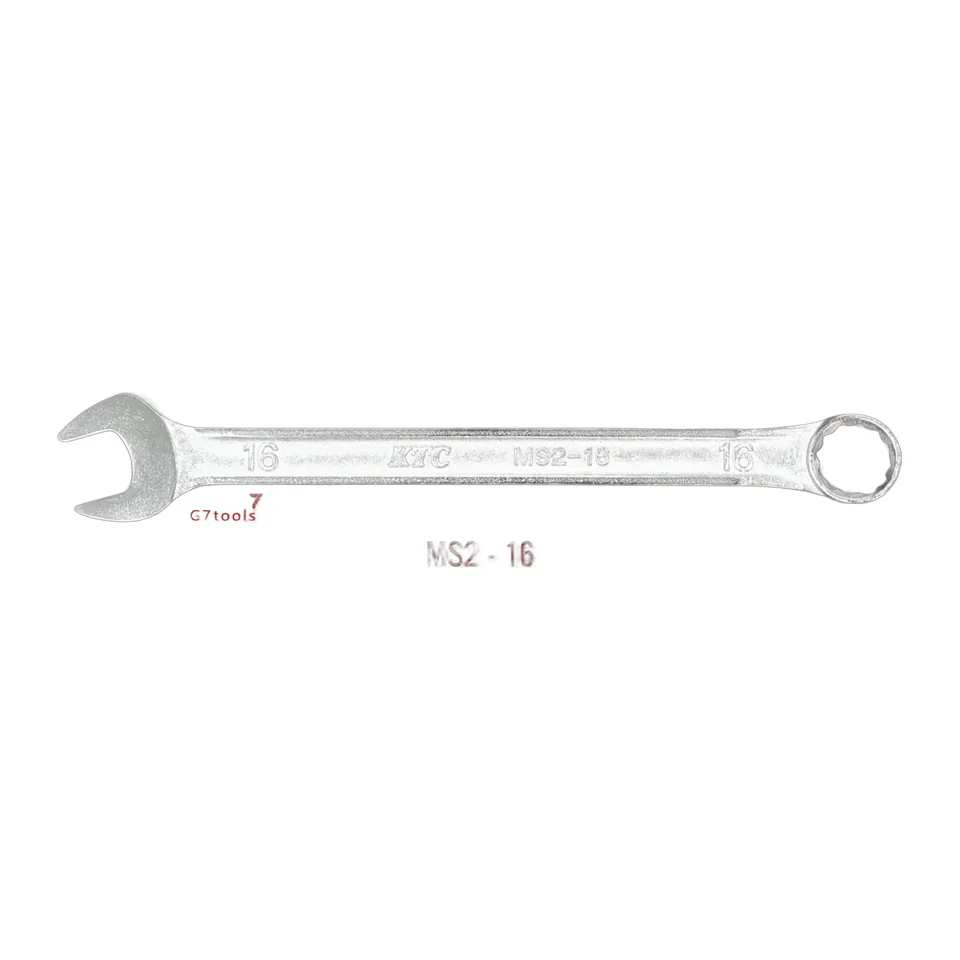 Cờ Lê Đầu Tròng KTC MS2-16 Size 16mm_Tròng Nghiêng Góc 15° - Sản Xuất Tại Nhật Bản