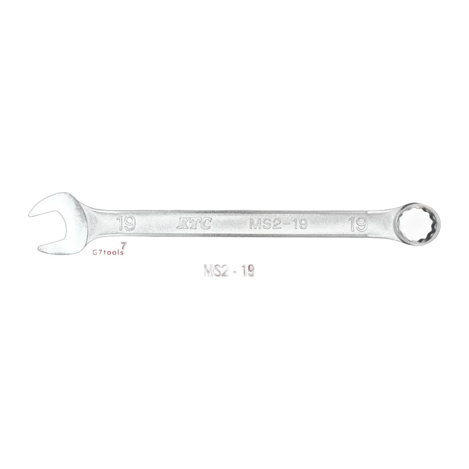 Cờ Lê Đầu Tròng KTC MS2-19 Size 19mm_Tròng Nghiêng Góc 15° - Sản Xuất Tại Nhật Bản