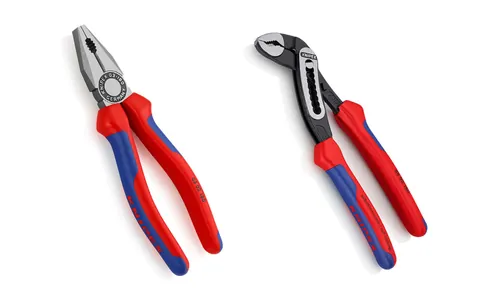 Bộ Kìm Cơ Bản Gia Đình 2 Cây Chiều Dài 180mm 03 02 180 và Kìm Nước 88 02 180