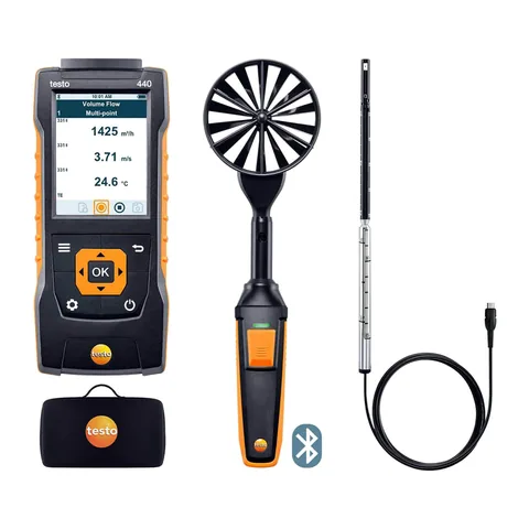 Combo Kits Testo 440 – Đo Lưu Lượng Không Khí 1 (Bluetooth)