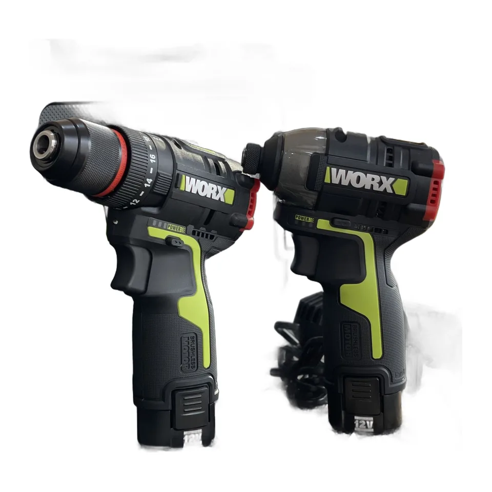 Combo máy khoan và máy vặn vít dùng pin 12V Worx WU920X