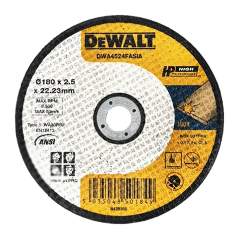Đá Cắt Inox 180 X 2 5 X 22 Dewalt DWA4524FASIA-B1